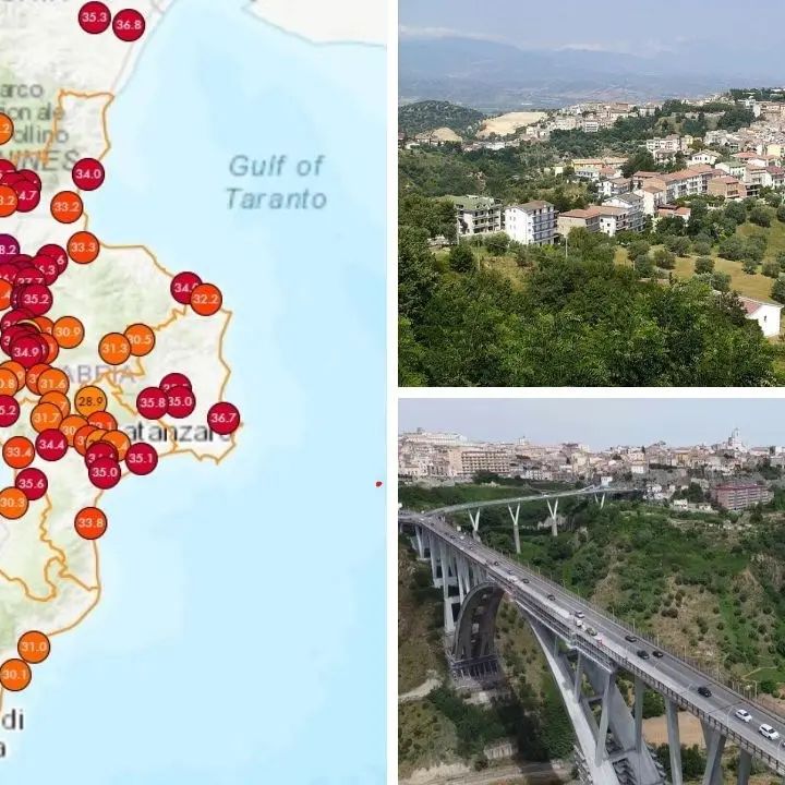 La fiammata africana è arrivata in Calabria, temperature fino a 40 gradi: ecco dove