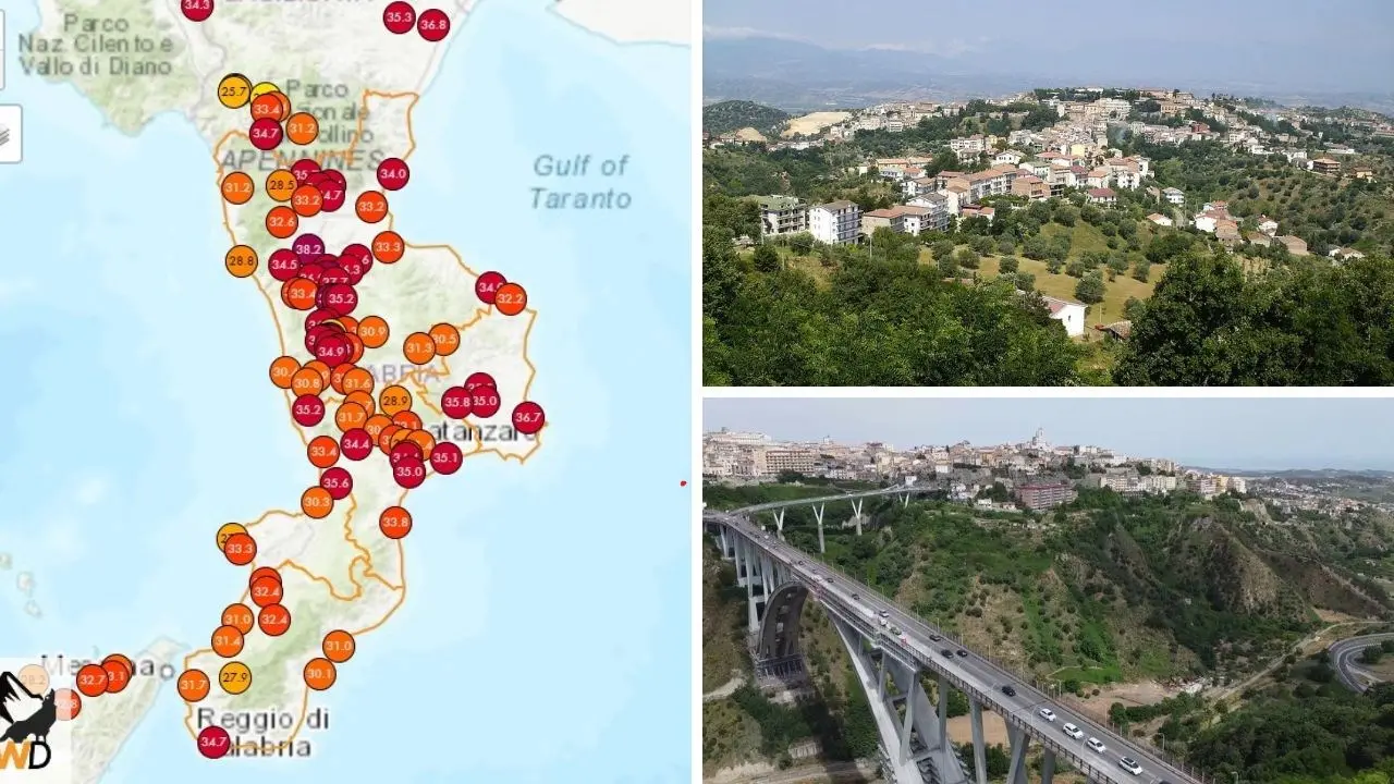 La fiammata africana è arrivata in Calabria, temperature fino a 40 gradi: ecco dove