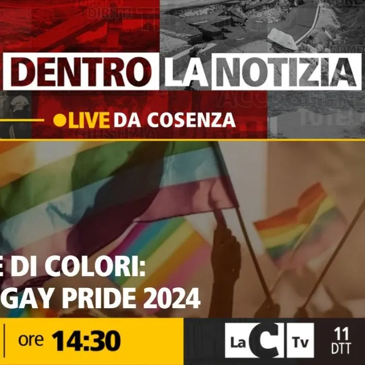 Tutto pronto per il Gay Pride 2024 a Cosenza, il focus oggi a Dentro la notizia