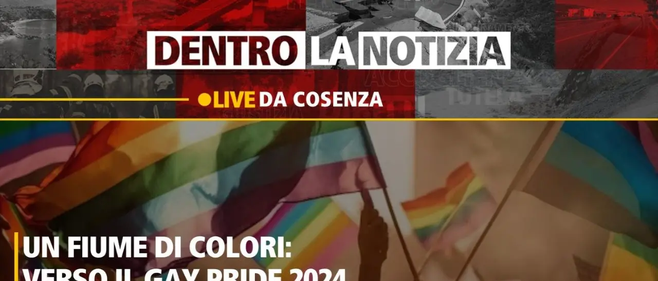 Tutto pronto per il Gay Pride 2024 a Cosenza, il focus oggi a Dentro la notizia