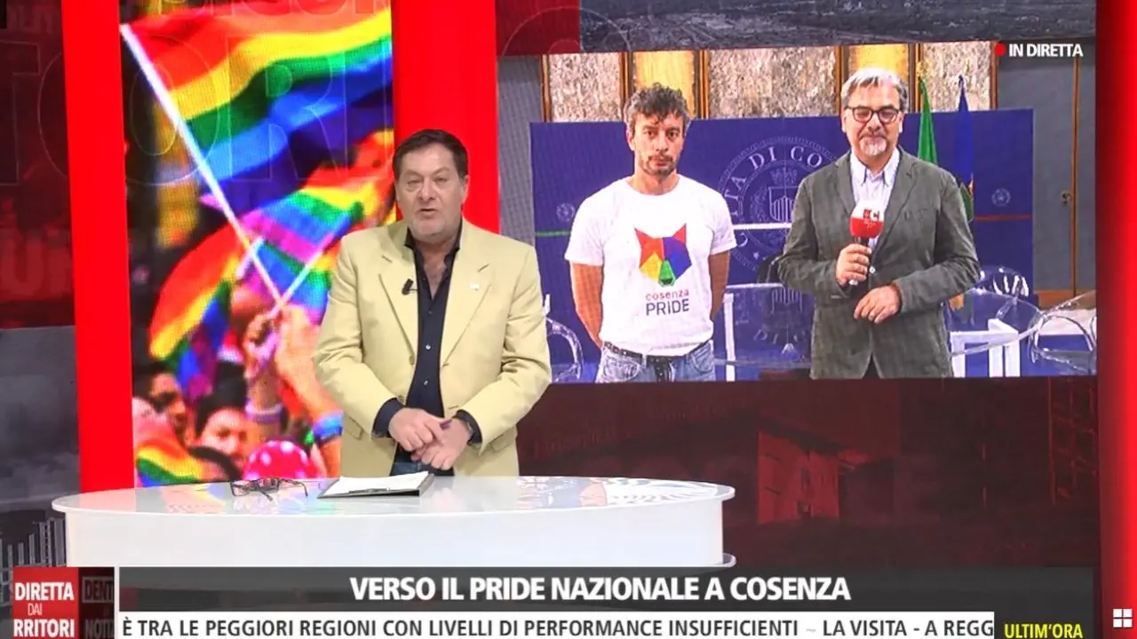 Cosenza verso il Pride, Grillini (Arcigay) «Una festa di libertà e diritti». Ma per Spirlì resta «un inutile carnevale»