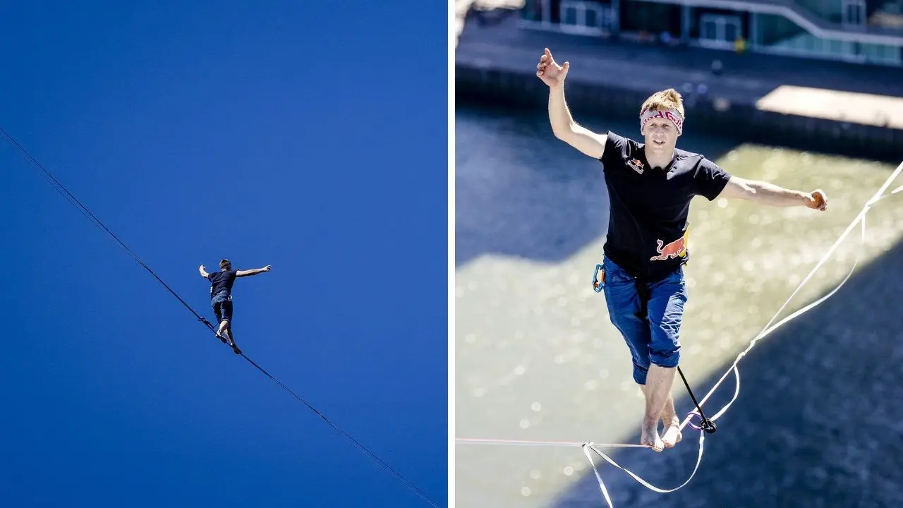 Il Ponte sullo Stretto? Ci prova un acrobata estone: andrà dalla Calabria alla Sicilia camminando su una corda larga 2 centimetri