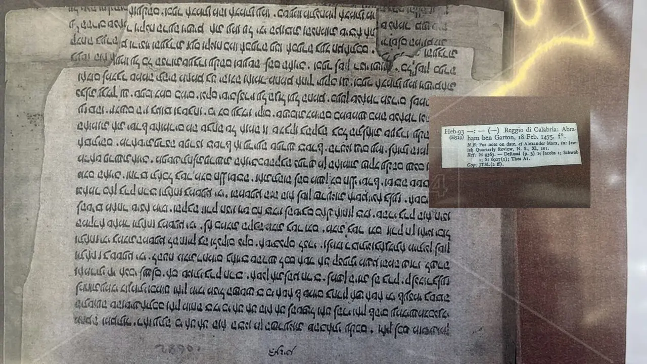 Dalla Calabria agli Stati Uniti, custoditi a New York i frammenti del primo libro ebraico stampato in riva allo Stretto