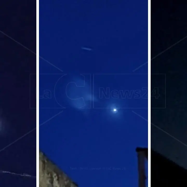 Ufo nei cieli della Calabria: strana luce sorvola la regione. Ma la spiegazione c’è