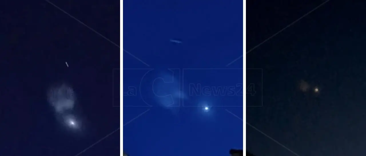 Ufo nei cieli della Calabria: strana luce sorvola la regione. Ma la spiegazione c’è