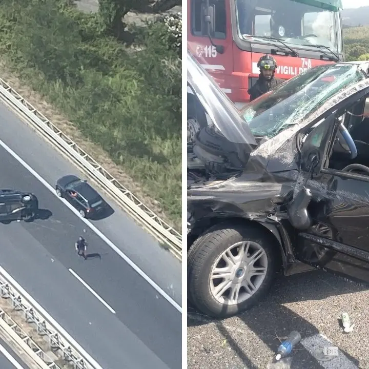 Incidente sull’A2, perde il controllo dell’auto e si ribalta sull’autostrada nel Catanzarese: un ferito