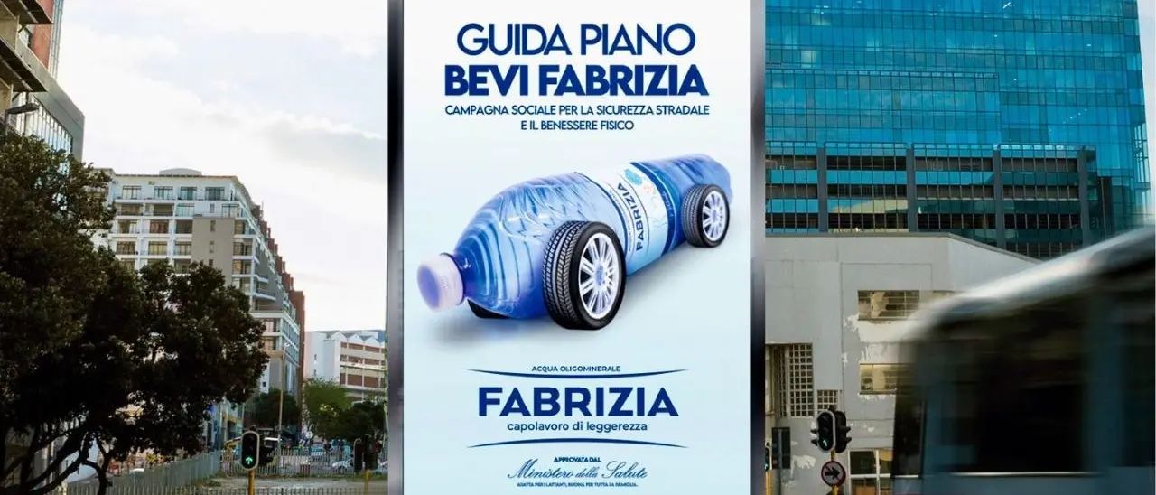 “Guida piano, bevi Fabrizia”: ecco la nuova campagna targata Fabriella Group