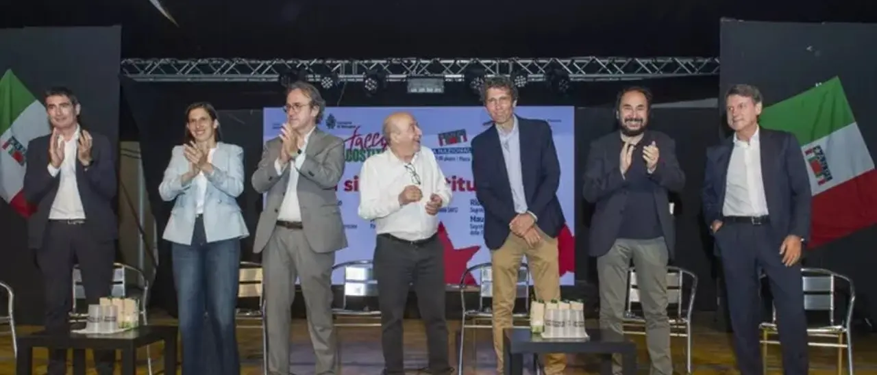 Schlein, Conte e i leader dell’opposizione insieme alla festa dell’Anpi: «Uniti su antifascismo e difesa della Costituzione»