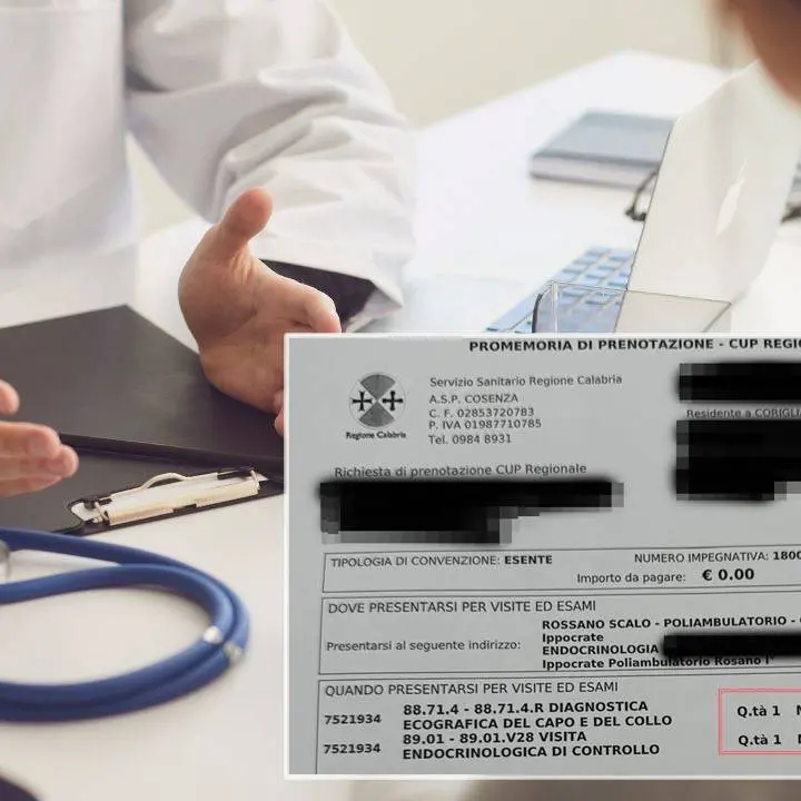 Nella Sibaritide quasi due anni per una visita endocrinologica e l’unico specialista disponibile deve dividersi tra quattro ospedali