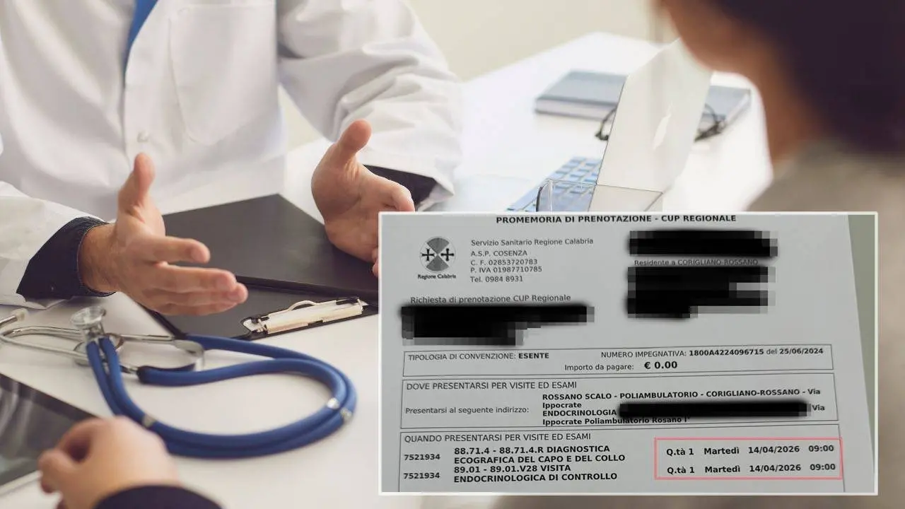 Nella Sibaritide quasi due anni per una visita endocrinologica e l’unico specialista disponibile deve dividersi tra quattro ospedali