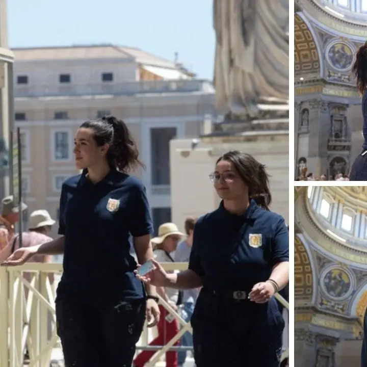 Una 21enne calabrese tra le prime due donne entrate a far parte dei manutentori della Basilica di San Pietro