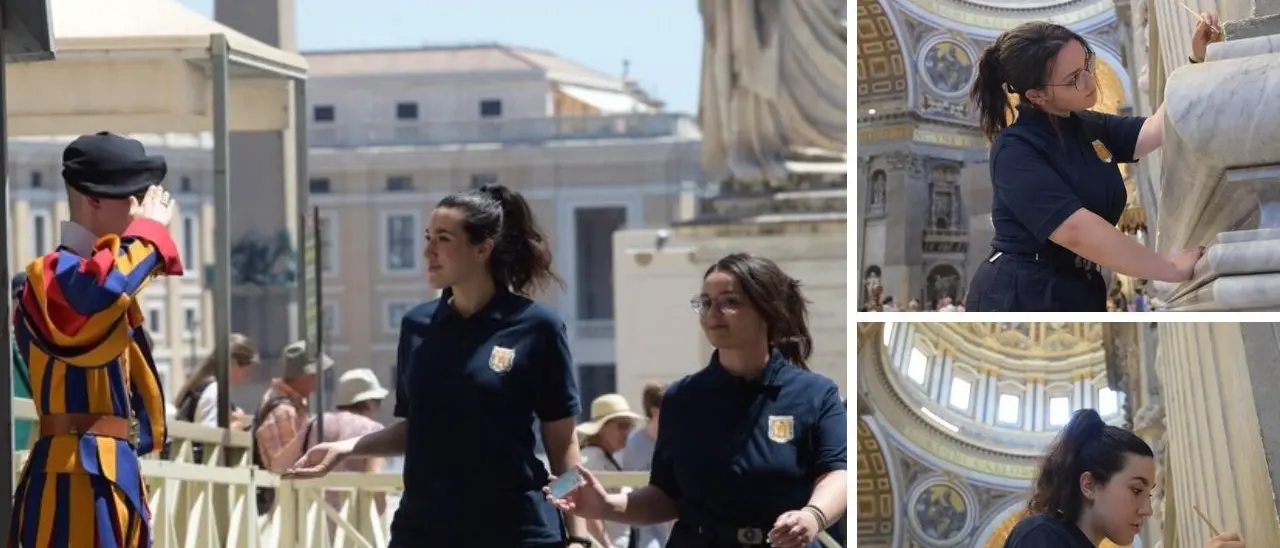 Una 21enne calabrese tra le prime due donne entrate a far parte dei manutentori della Basilica di San Pietro