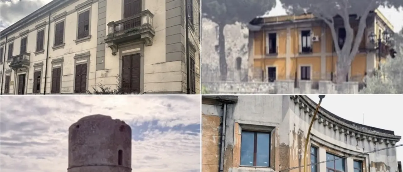 Dall’antica torre all’ex casa del Fascio e la pretura: ecco gli edifici pubblici calabresi messi a bando dal Demanio