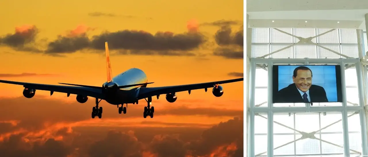 Malpensa ora si chiama Berlusconi Airport: un pilota confuso cerca di atterrare a Villa Certosa