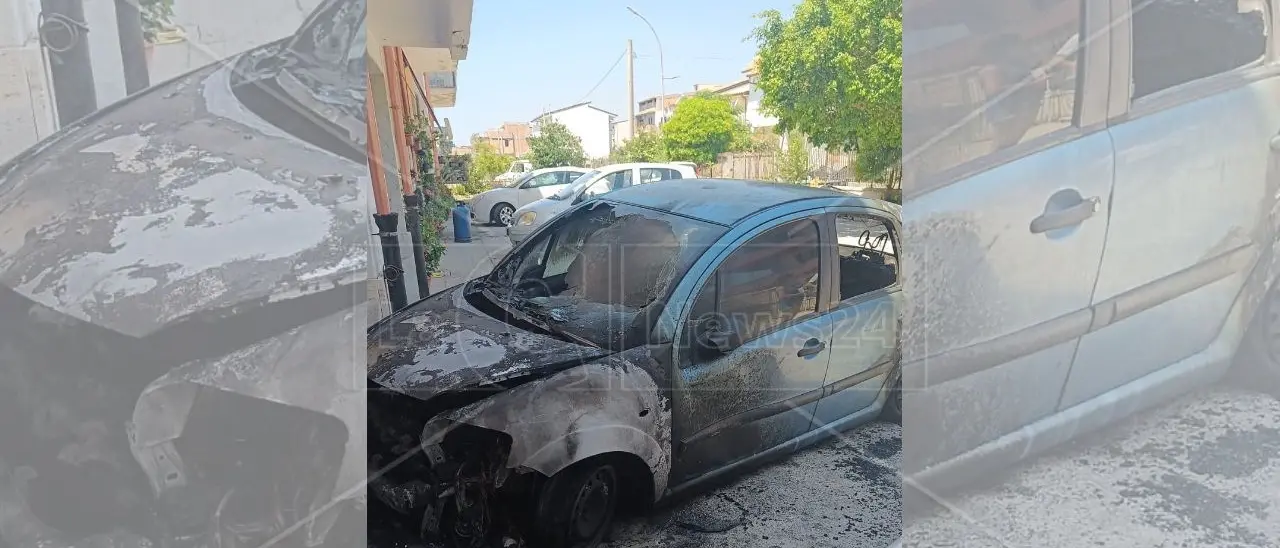 Condofuri, incendiata nella notte l’auto del presidente del Consiglio comunale Fortunato Nucera