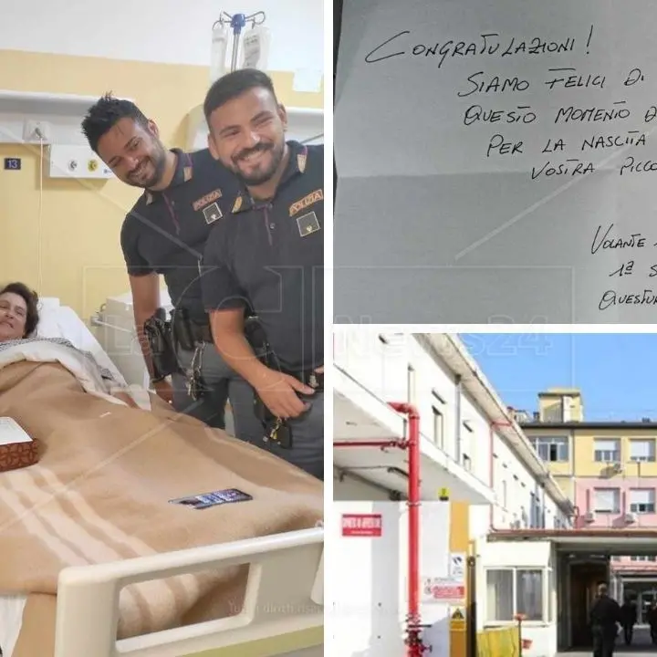 Vibo, bimba ha fretta di nascere: la polizia scorta i genitori fino all’ospedale