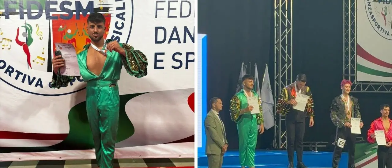 Il calabrese Simone Molinaro conquista il titolo di vice campione italiano di bachata