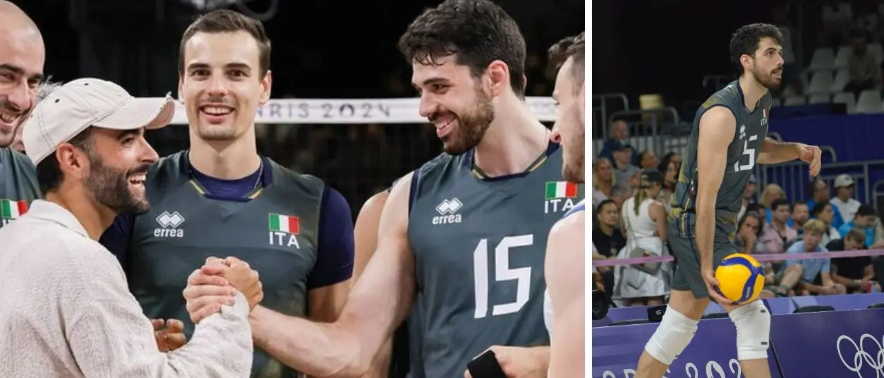 Olimpiadi, l’Italvolley vola verso i quarti e il calabrese Lavia riceve i complimenti di Marco Mengoni