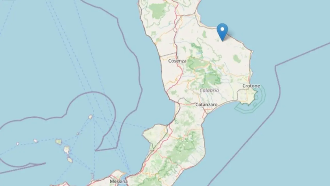 Forte scossa di terremoto avvertita in tutta la Calabria, magnitudo 5 con epicentro nel Cosentino