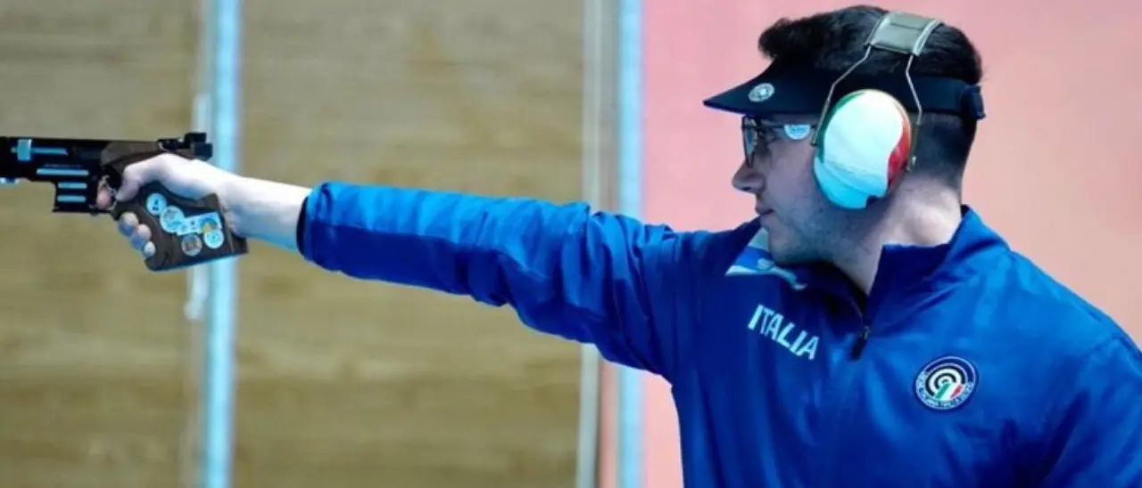 Olimpiadi, tiro a segno: il calabrese Spinella chiude al sesto posto nella pistola automatica 25 metri