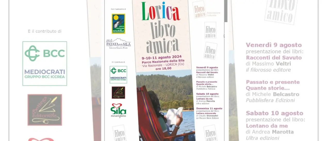 Letture tra i pini, nel fine settimana torna in Sila torna la tre giorni di Lorica libro amica
