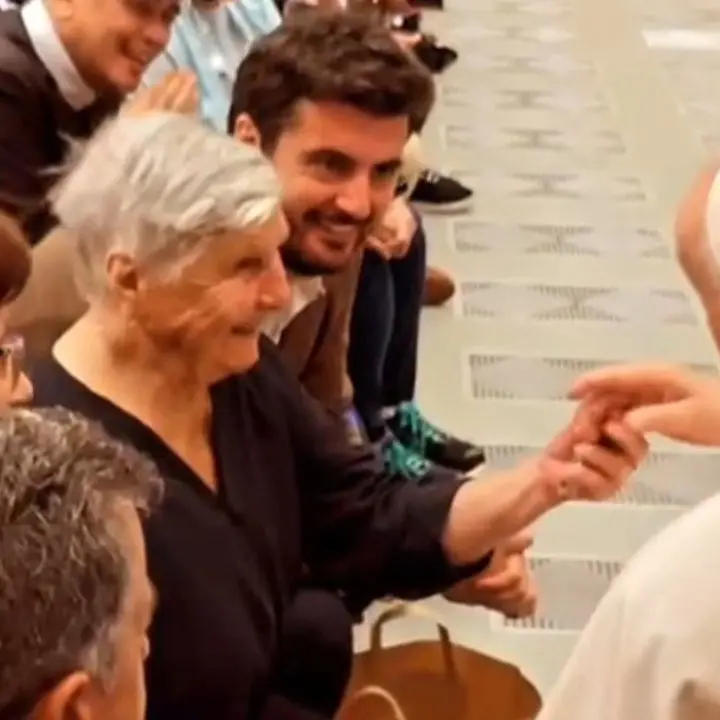 Il pane del Mulinum in dono al Papa: insieme a Stefano Caccavari anche nonna Concetta