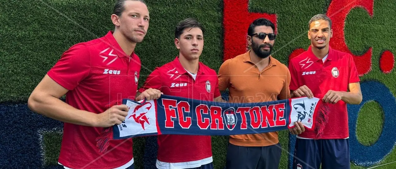 Il Crotone è meno cantiere e più squadra: presentati Groppelli, Sala e Silva. E in arrivo c’è anche Guerini