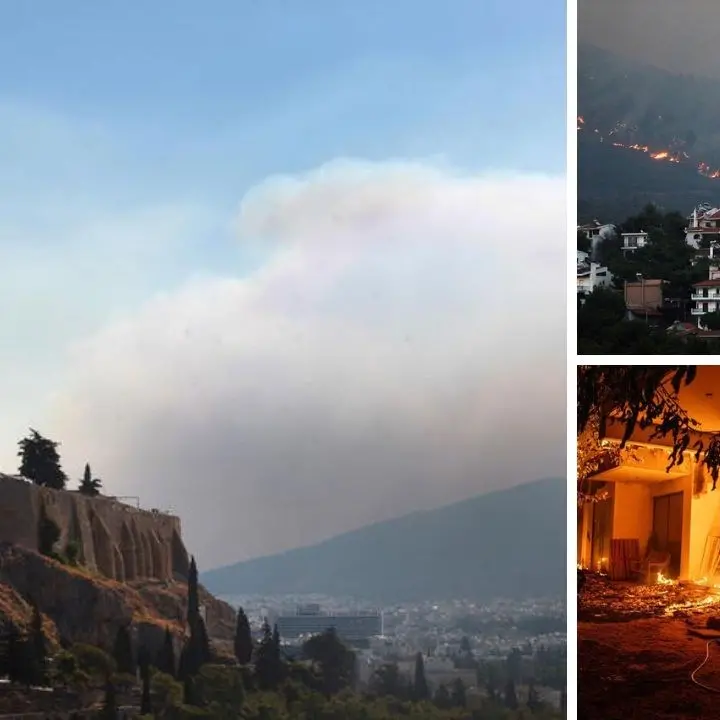 Brucia la Grecia, gli incendi raggiungono Atene: disposte evacuazioni in oltre dieci città