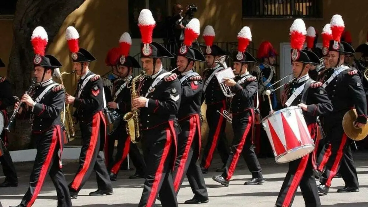 La Fanfara del dodicesimo Reggimento carabinieri Sicilia pronta a emozionare Tropea