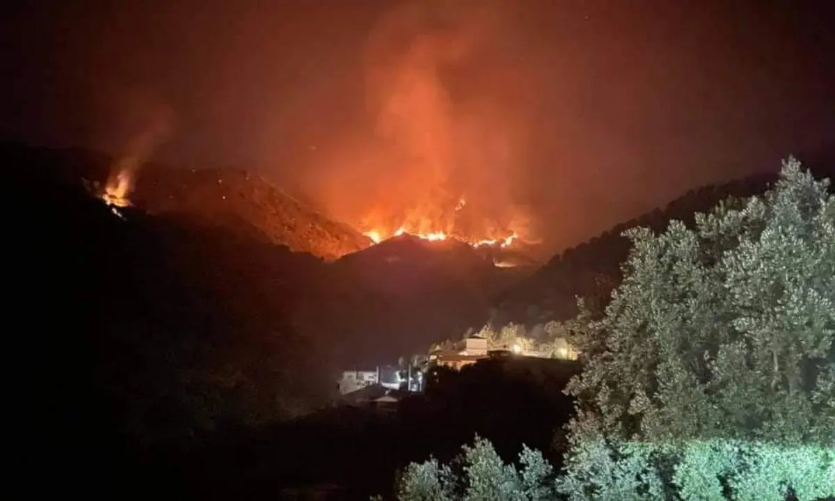 Brucia il Parco d’Aspromonte in zone inaccessibili, interventi solo in serata