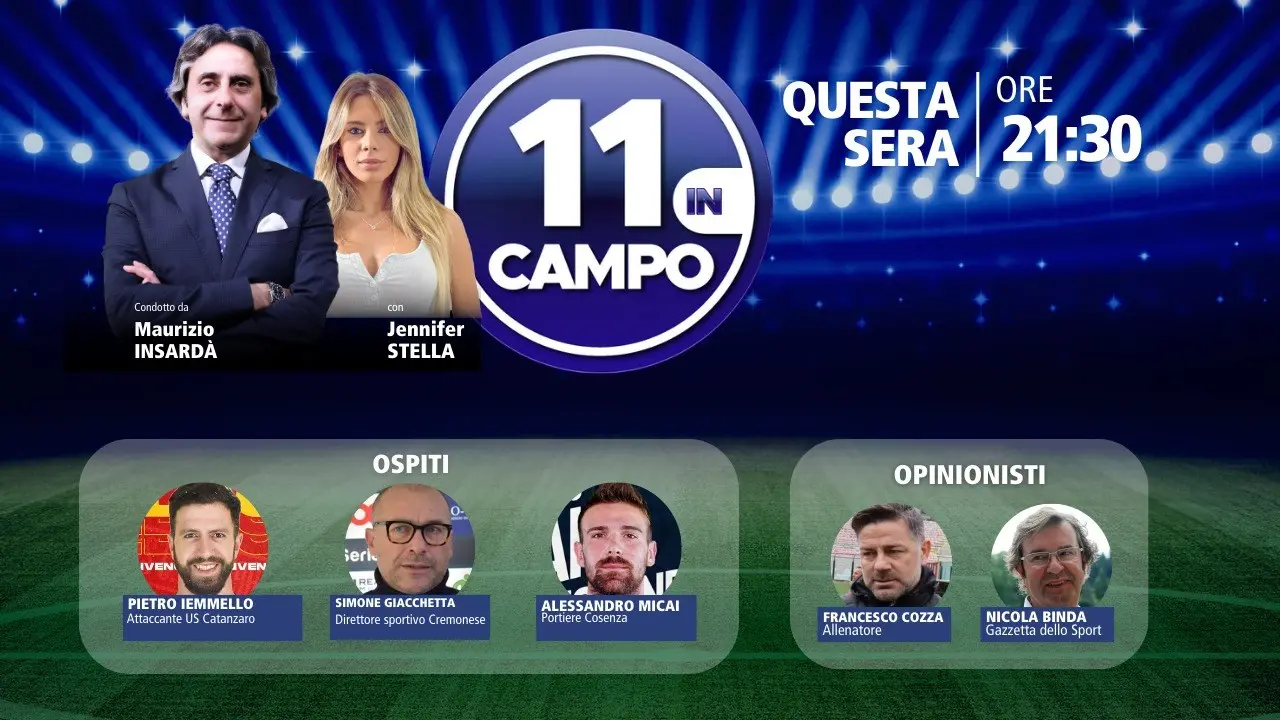 Torna su LaC Tv “11 in campo”: Iemmello, Micai e Giacchetta ospiti della prima puntata