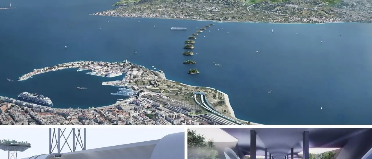 «Ma quale Ponte sullo Stretto, meglio un tunnel sottomarino». Così un architetto vuole collegare Calabria e Sicilia rispettando l’ambiente