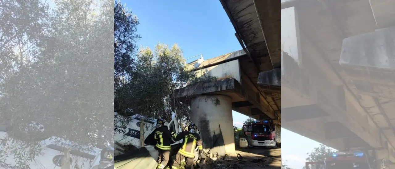 Incidente stradale sulla Jonio-Tirreno, urta al guardrail e precipita da un ponte: ferito un 49enne