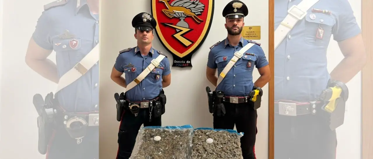 Trasportava due chili di marijuana nel bagagliaio dell’auto, arrestato un 60enne di Rosarno