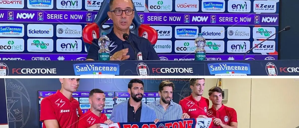 Crotone pronto all’esordio contro il Team Altamura, mister Longo suona la carica: «Giocheremo per vincerle tutte»