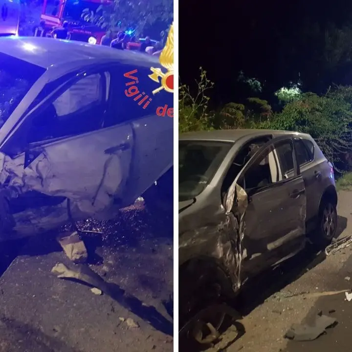 Incidente nel Catanzarese, scontro tra due auto a Simeri Crichi: tre giovani feriti gravi