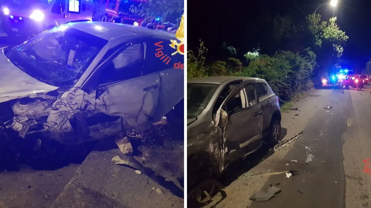 Incidente nel Catanzarese, scontro tra due auto a Simeri Crichi: tre giovani feriti gravi