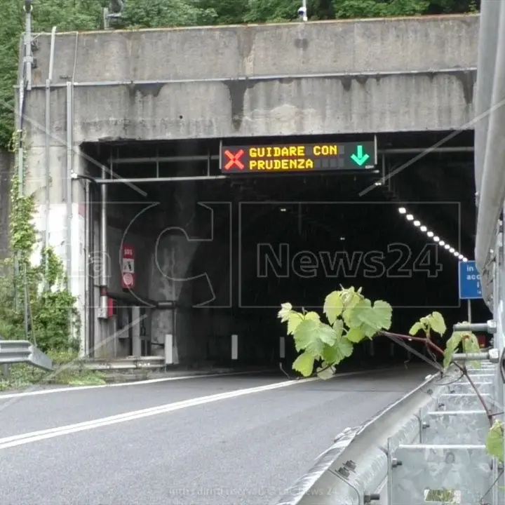 Galleria Limina, da stasera scatta la chiusura notturna per lavori: garantito il passaggio per i mezzi di soccorso