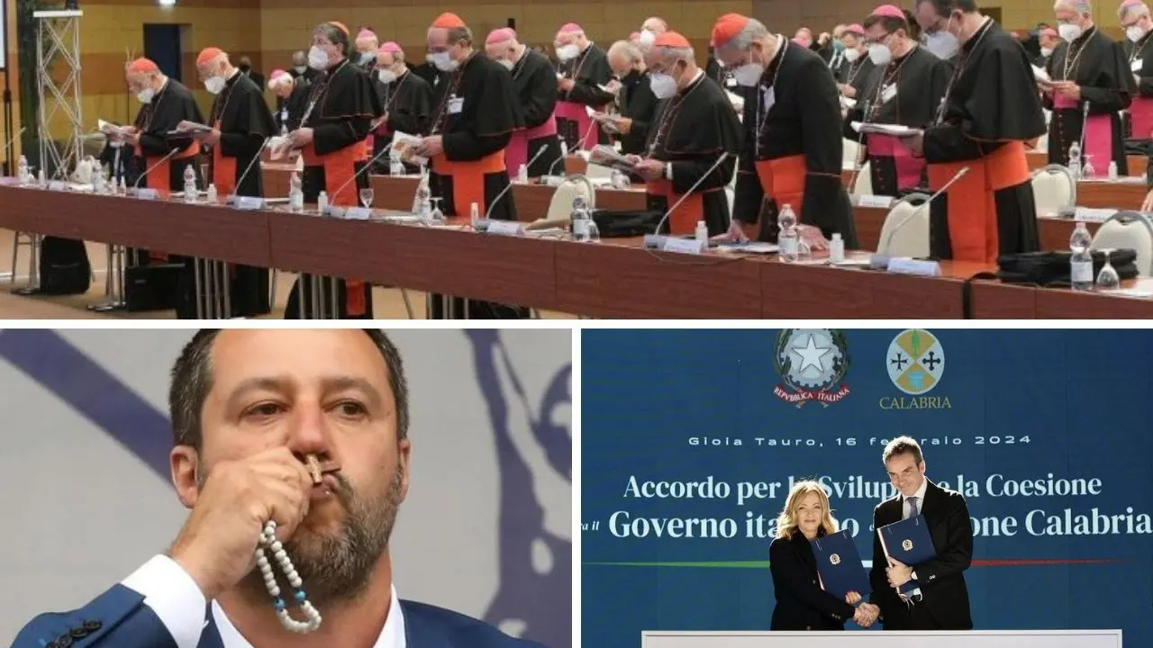 L’Autonomia differenziata è una polveriera, anche Salvini attacca i vescovi mentre Meloni rassicura Occhiuto: «Vigilerò io»