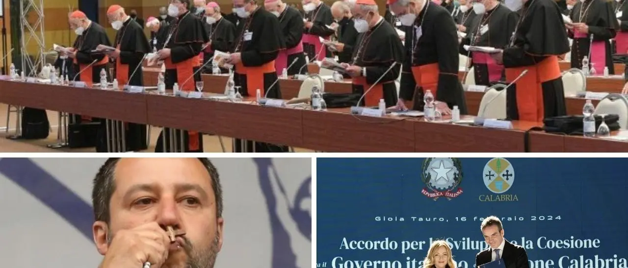 L’Autonomia differenziata è una polveriera, anche Salvini attacca i vescovi mentre Meloni rassicura Occhiuto: «Vigilerò io»