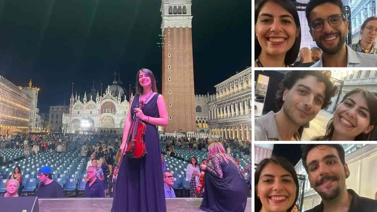 Dalla Calabria ai concerti con il Volo, il violino di Erika Campisi suona per il trio lirico italiano più famoso al mondo