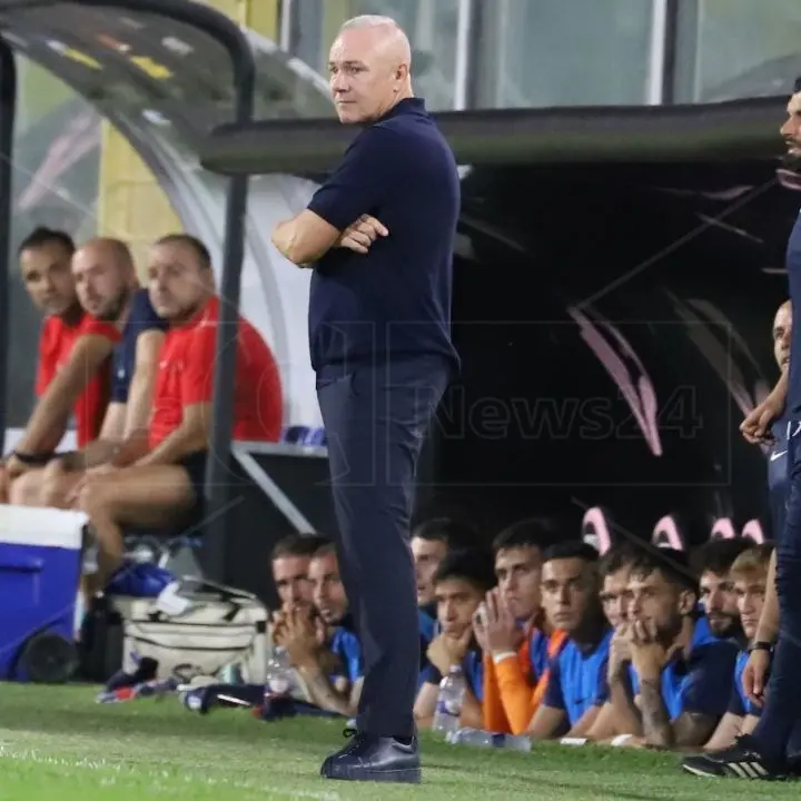 Palermo-Cosenza 1-1, Alvini: «Pareggio giusto. Ma potevamo anche portarla a casa»