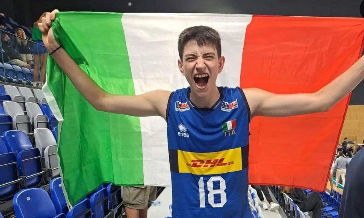 Volley, il giovane calabrese Jacopo Tosti fra i campioni del mondo della nazionale under 17