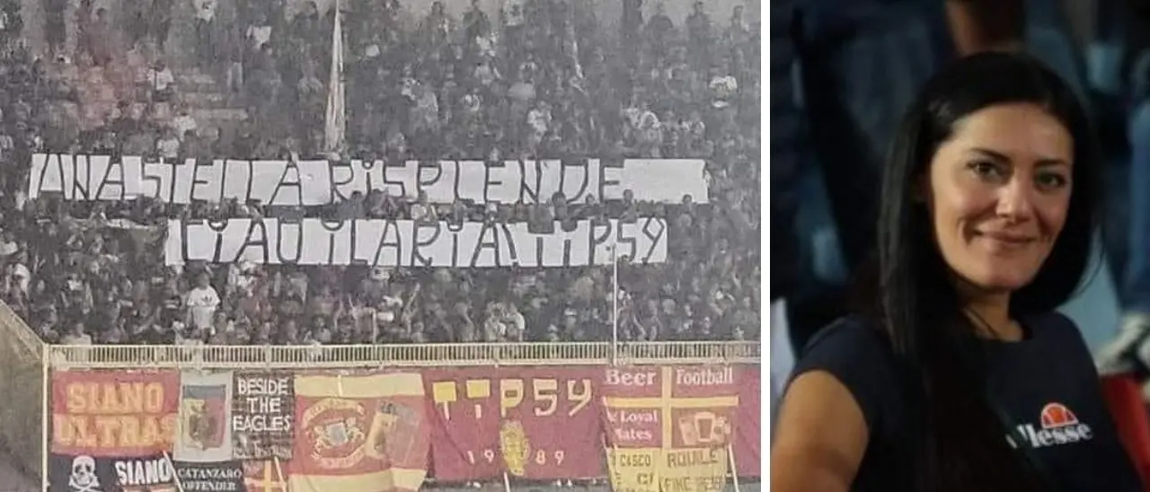 «Una stella risplende. Ciao Ilaria»: il tributo degli ultras del Catanzaro alla tifosa del Cosenza morta in un incidente a Lorica