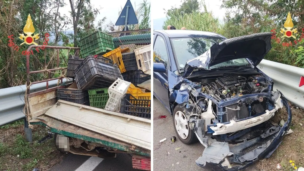 Incidente stradale sulla Statale 18, scontro tra due mezzi a Lamezia Terme: due feriti