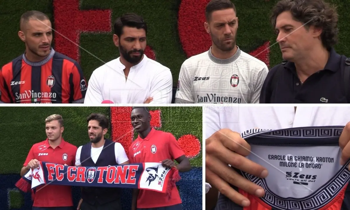 “E Pitagora la scelse”: la nuova maglia del Crotone calcio omaggia la Magna Grecia