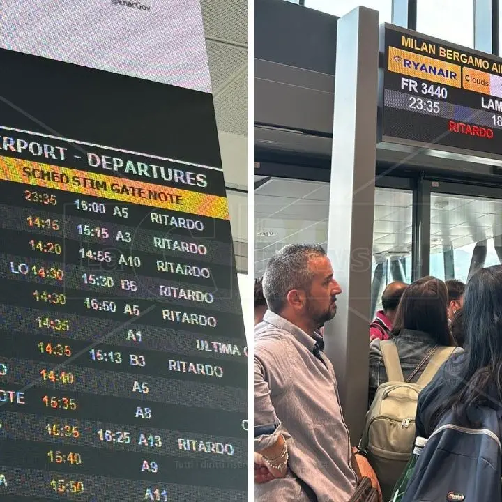 «Siamo ancora qua»: passeggeri del volo Bergamo-Lamezia Terme esausti e arrabbiati dopo 20 ore di attesa