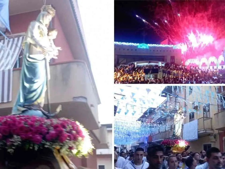 Gioia Tauro, conclusi gli emozionanti festeggiamenti in onore di Maria Santissima di Portosalvo protettrice dei marittimi