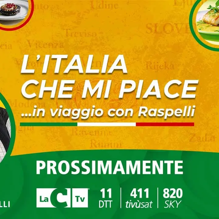 Il format da milioni di visualizzazioni “L’Italia che mi piace… in viaggio con Raspelli” pronto a sbarcare su LaC Tv