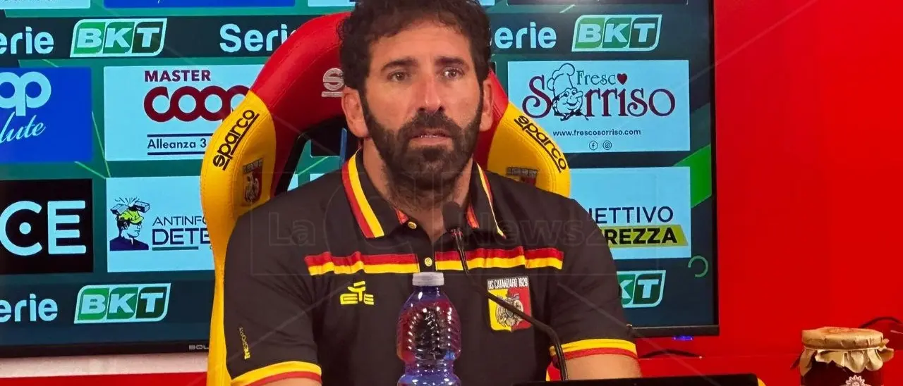 Cittadella-Catanzaro, Caserta: «Avversario consolidato in categoria, però abbiamo lavorato bene e mi aspetto una prestazione importante»